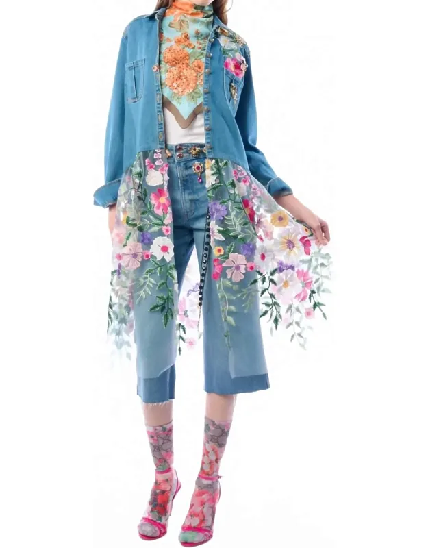 Button Down Floral Shirt Dress
