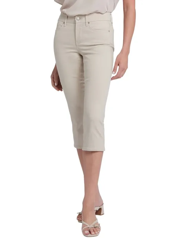 Petite Marilyn Feather Crop Jeans