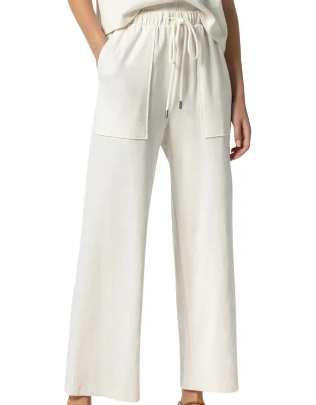 Cropped Pull On Pants
