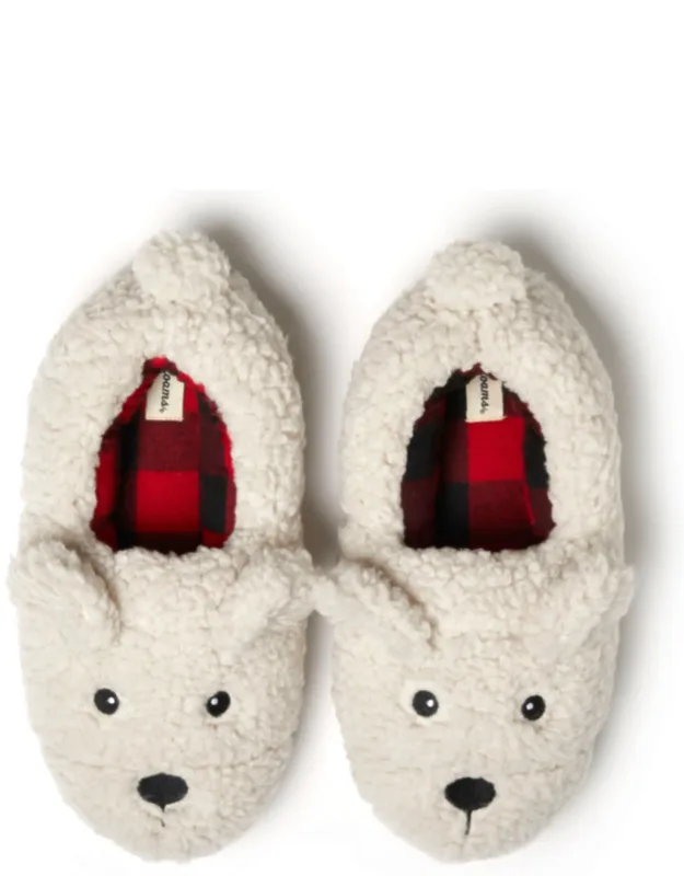Dearfoams Animal Closed Back House Slipper With Slip-resistant Outsoles