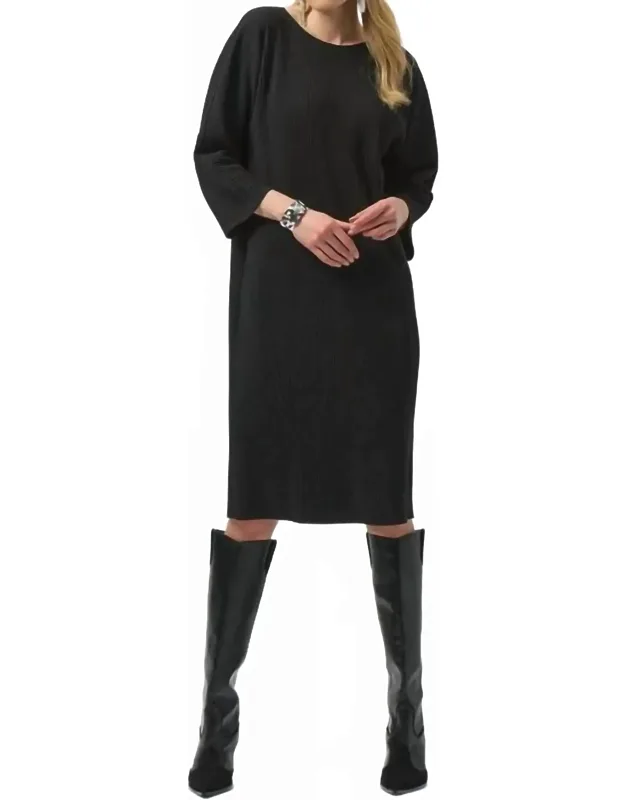 Pleated Shift Dress