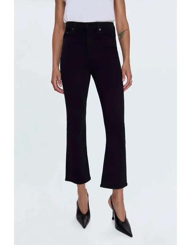 High Rise Crop Boot Jeans