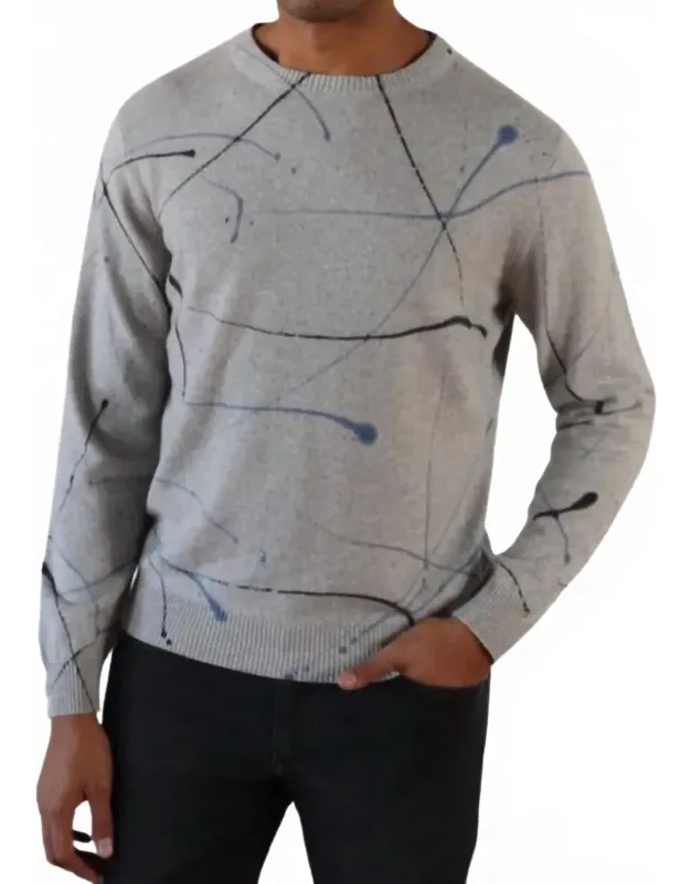 Splatter Crewneck Sweater