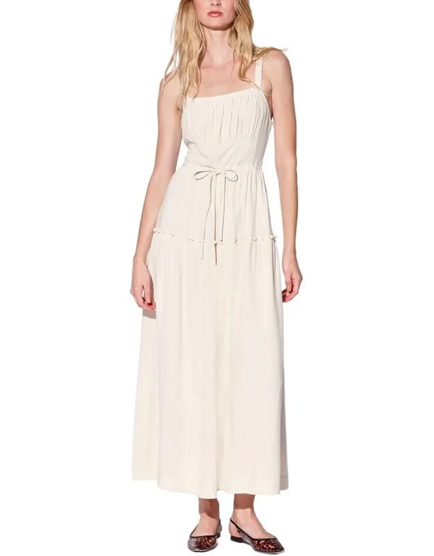 Linen-blend Dress