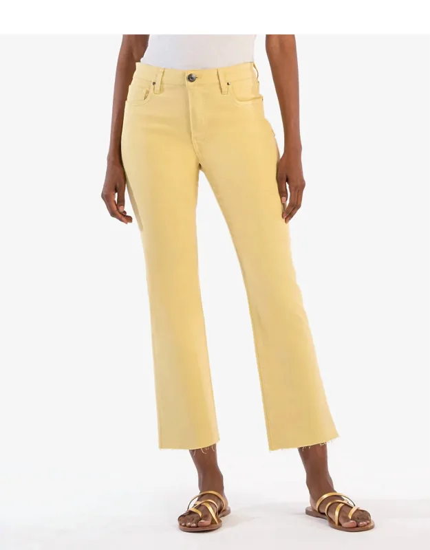 High Rise Ankle Flare Jeans