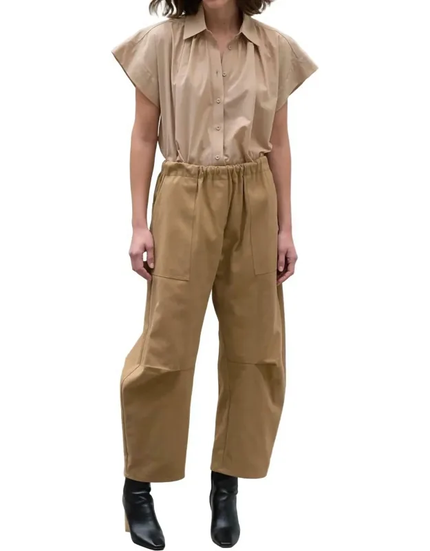 Trinity Button Top