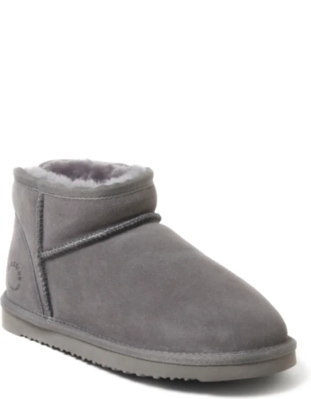 Riverland Genuine Shearling Micro Booties