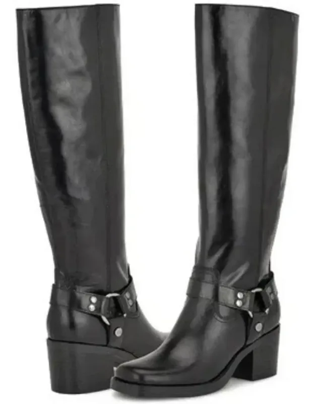 Knee High Block Heel Boots