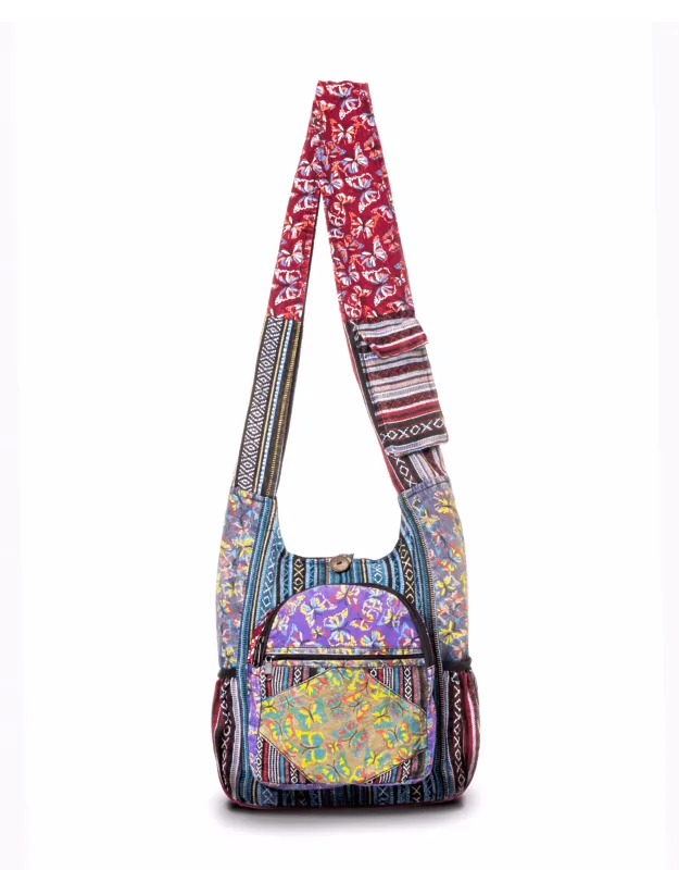 Butterfly Design Hobo Bag
