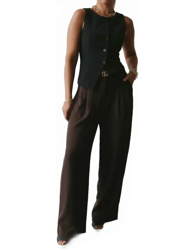 Daily High Rise Wide Leg Trousers