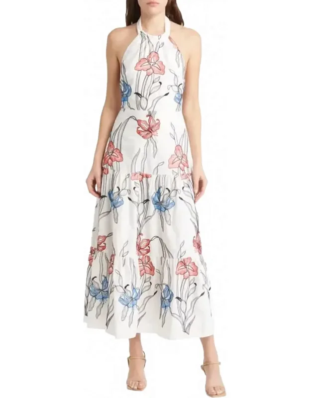 Floral Embroidered Dress