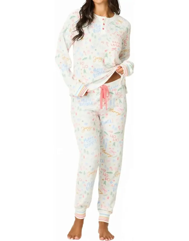 Ski Jammie Classics Pajama Set