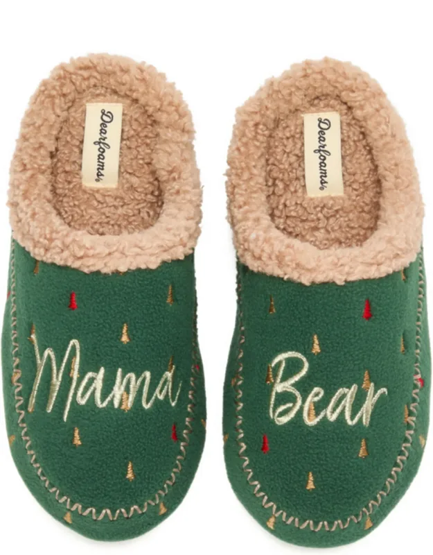 Mama Bear Clog Slippers