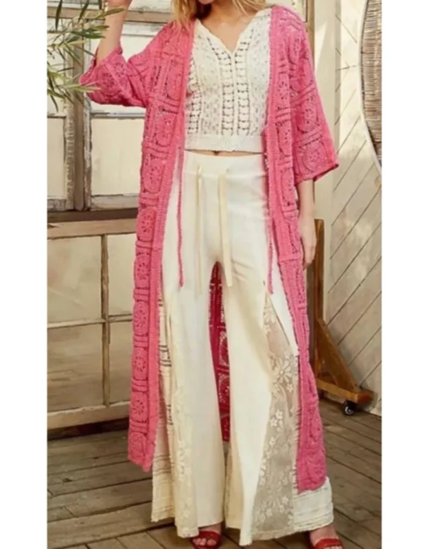 Crochet Duster Cardigan