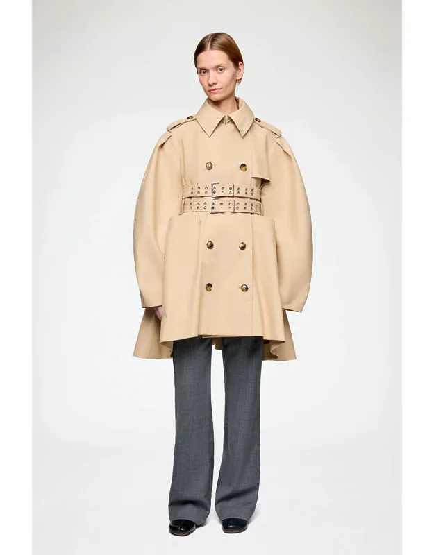Warm Sand Trench Coat
