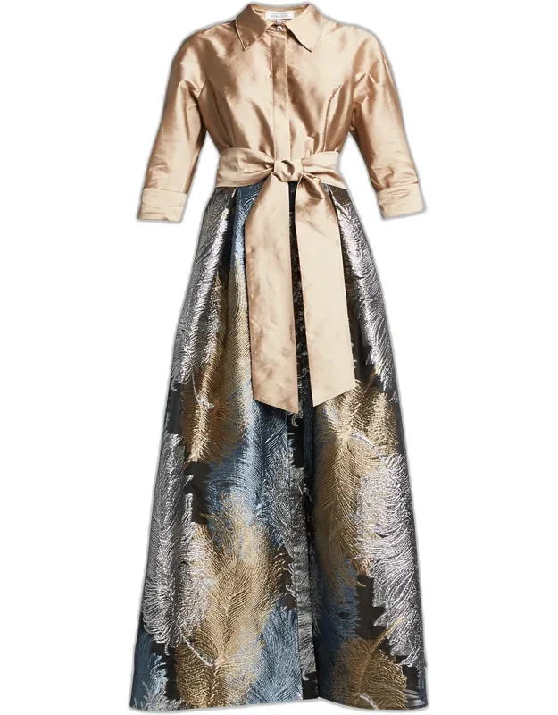 Taffeta Shirtdress