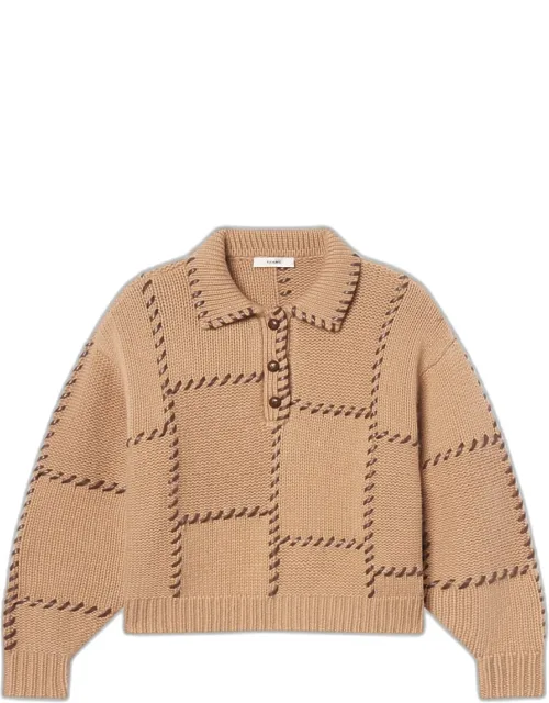 The Leather Stitch Sweater
