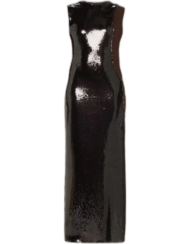 Opaline Sequin Cut-out Dress
