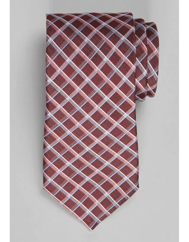 Fine Textures Grid Blend Tie