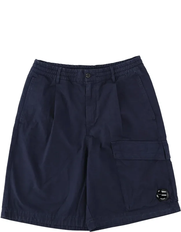 Cargo Shorts With Patch Logo