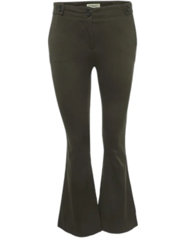Cotton Flared Trousers