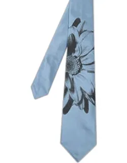 Daisy Photo Floral Silk Tie