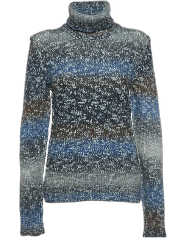 Wool Knit Turtle Neck Sweater