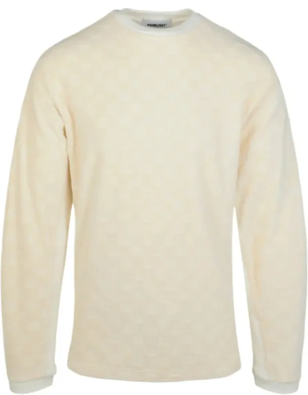 Monogram Crewneck Sweatshirt - Allover Pattern, Cotton Blend