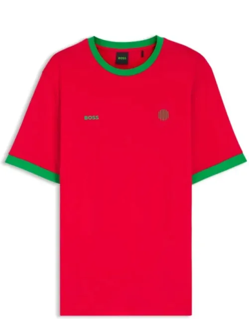Stretch-cotton T-shirt