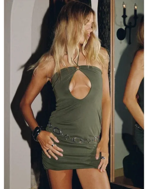 Magnifique Halter Mini Dress