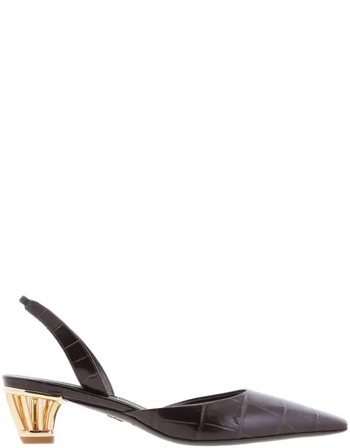 Alyssa Runway Cage Heel Pump