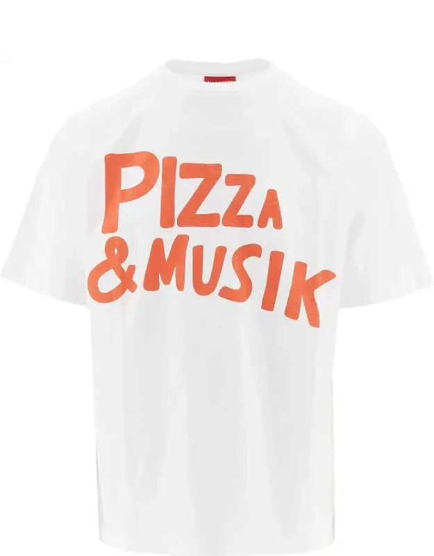'pizza & Musik' Cotton T-shirt