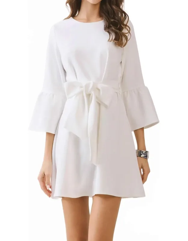 Flare 3/4 Sleeve A-line Dress