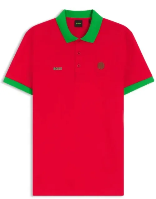 Polo Shirt With Country Flag