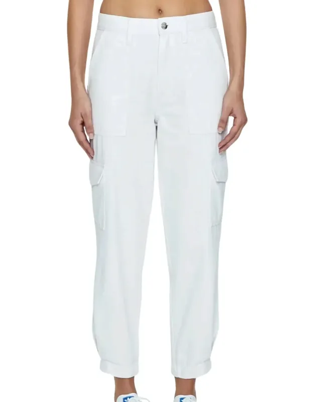 High Rise Tapered Cargo Pants