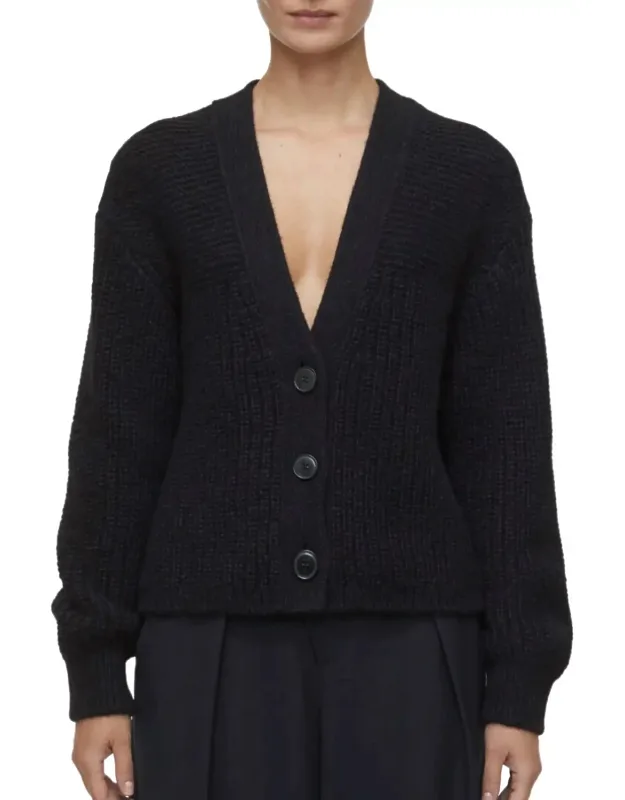 Alpaca Mix Cardigan