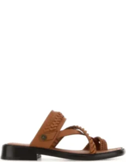 Leather Thong Slippers
