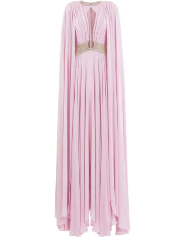 Embellished Draped Dress