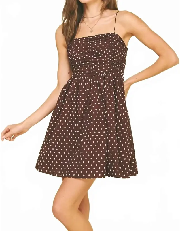 Polka Dot Mini Dress