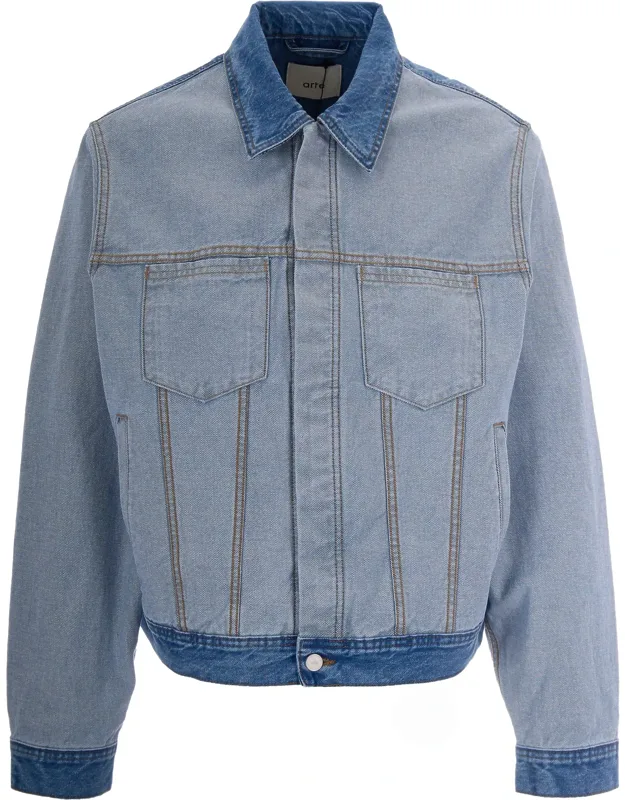 Inside Out Denim Bleach Jacket