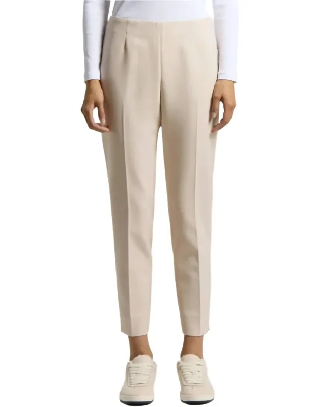 Double Technical Fabric Cigarette Trousers