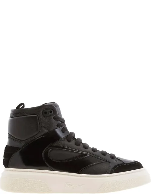 Cassio Leather High-top Sneakers