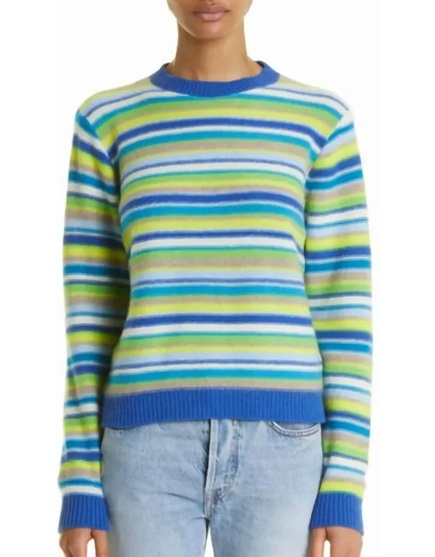 Vista Stripe Crew Sweater