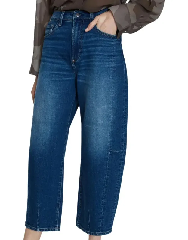 Eli High Rise Barrel Jean - Comfort Stretch Denim, Ankle Length