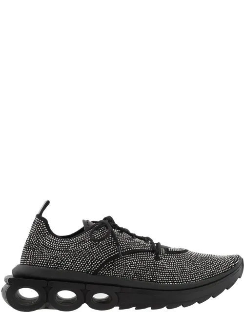 Nima Rhinestone Gancini Sneakers