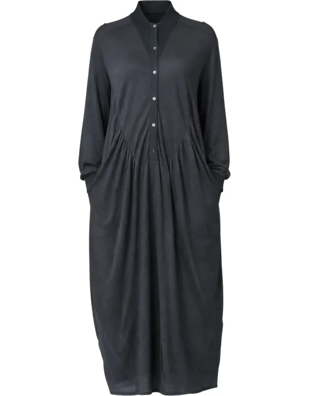 Long Virgin Wool Jersey Dress