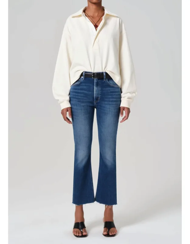 Isola Mid Rise Cropped Boot Jeans