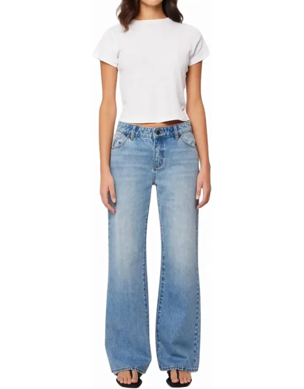 Heidi Low Worn Denim Pants