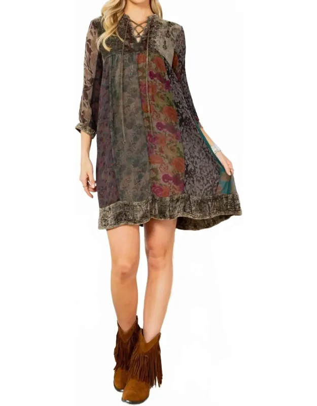 Stone-washed Babydoll Dress