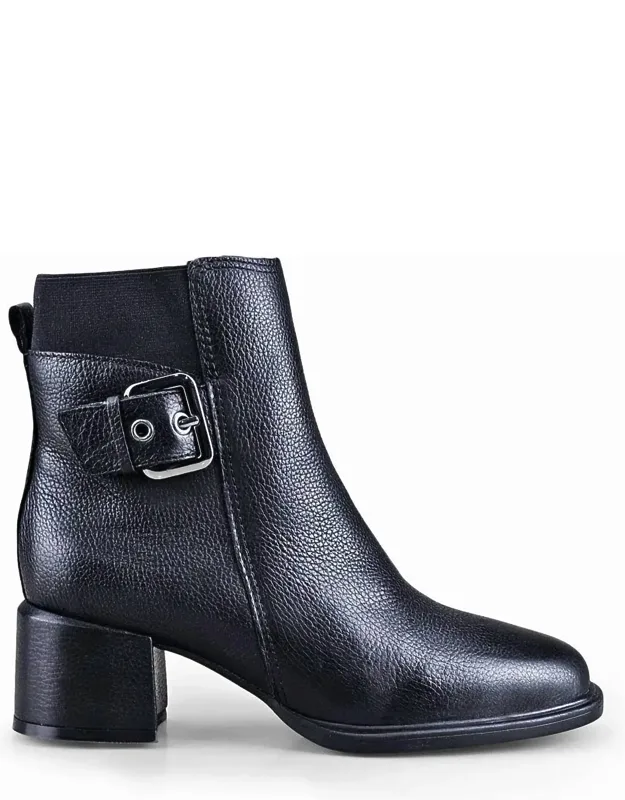 Couro Burnish Short Boots